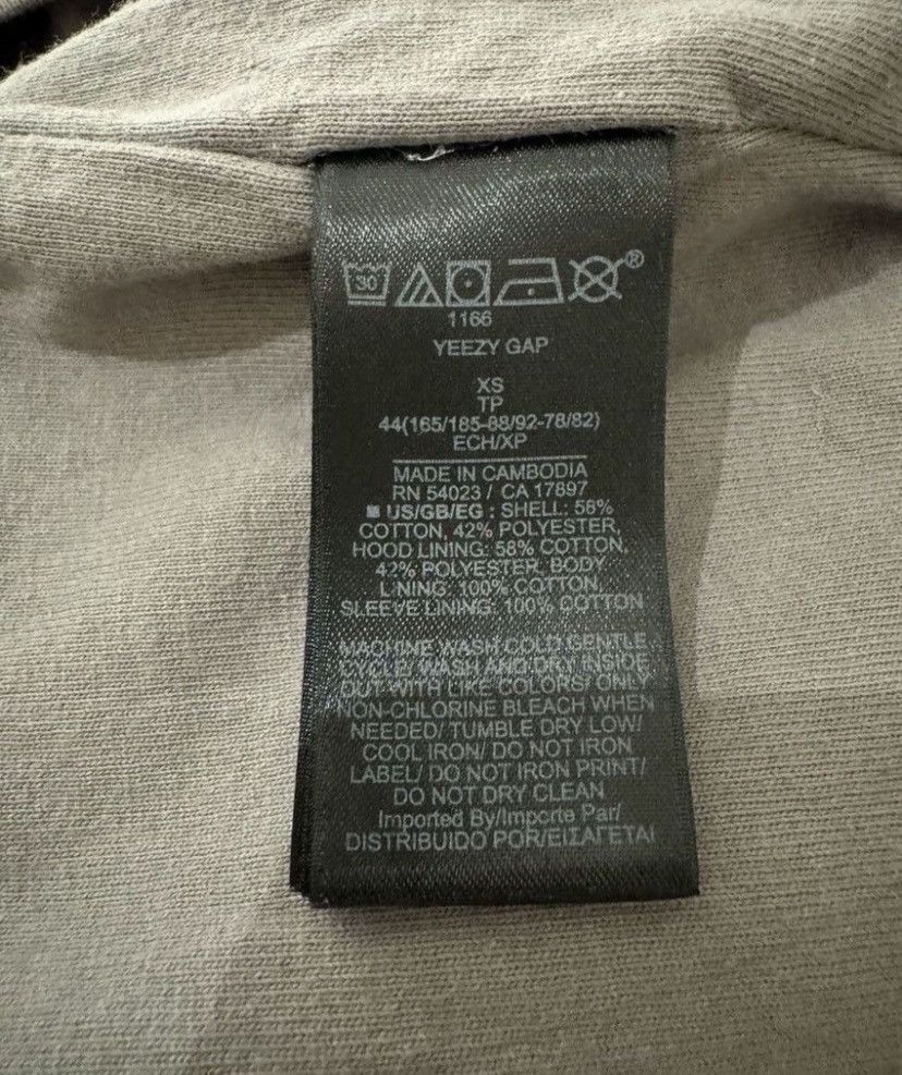 Gap × Yeezy Yeezy x Gap Dove Hoodie Size XS / US 0-2 / IT 36-38 - 6 Thumbnail
