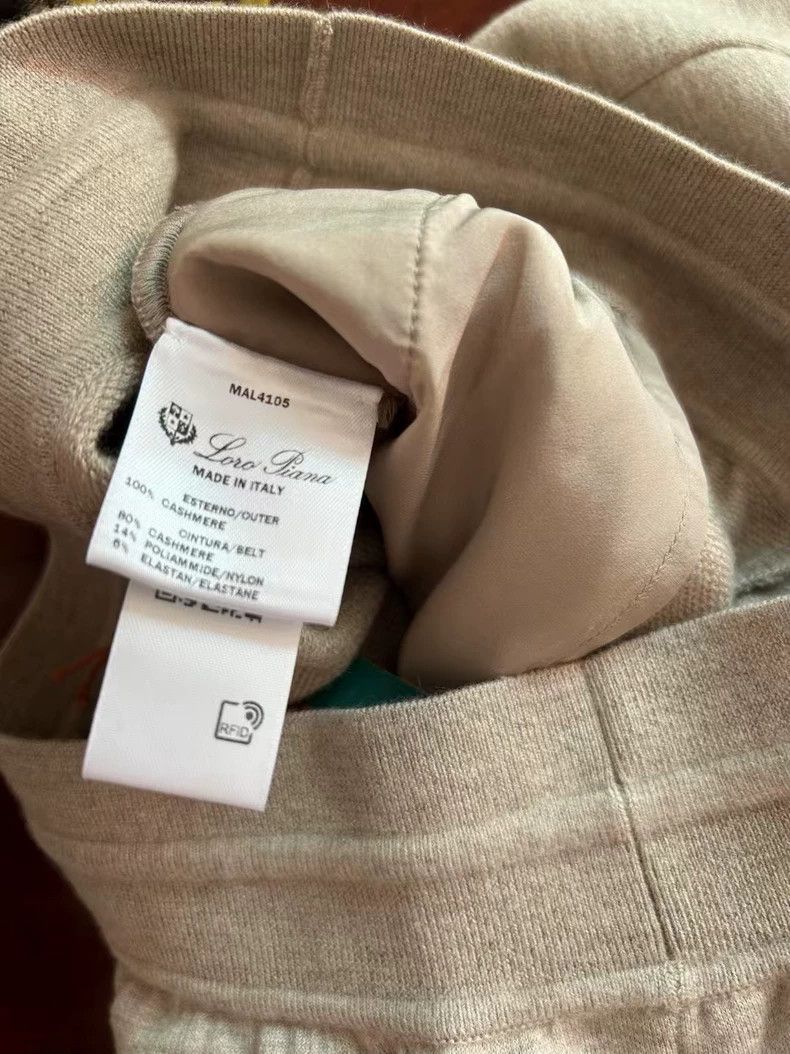 Loro Piana LORO PIANA sizeS Gray cashmere pants Size 24" / US 00 / IT 34 - 4 Thumbnail