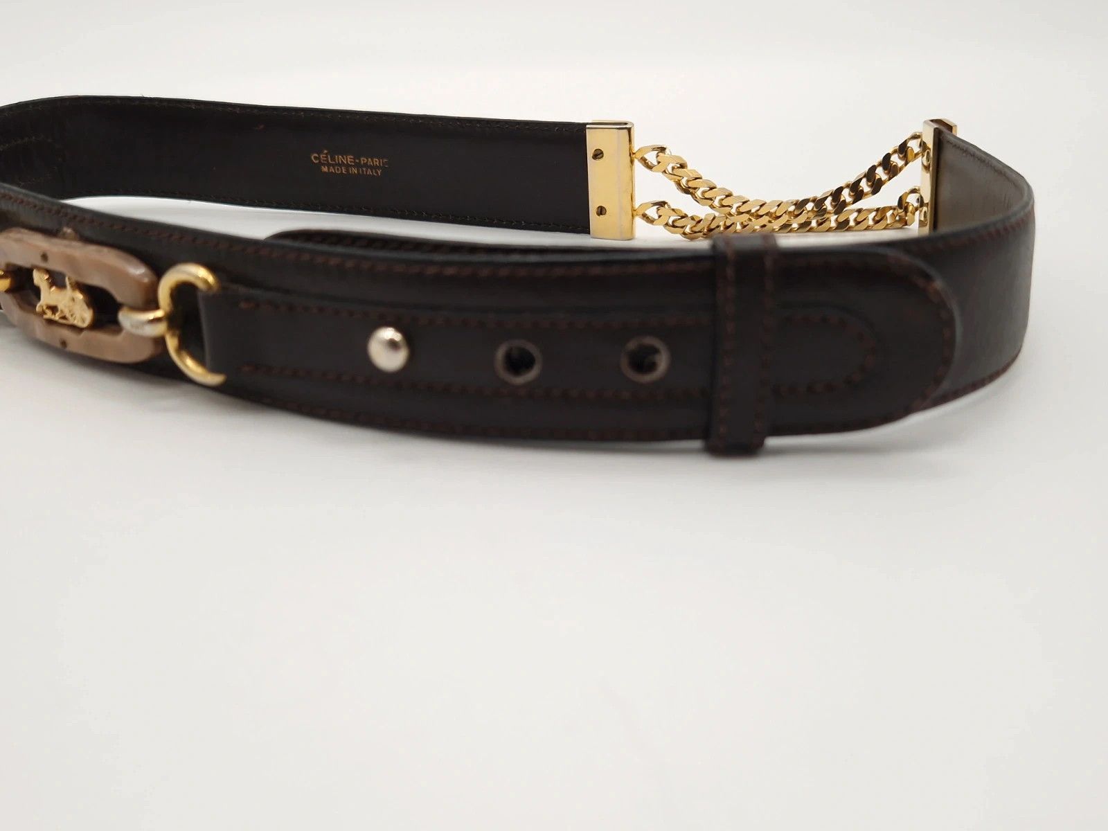 Celine Vintage Horsebit Carriage Belt Size ONE SIZE - 6 Thumbnail