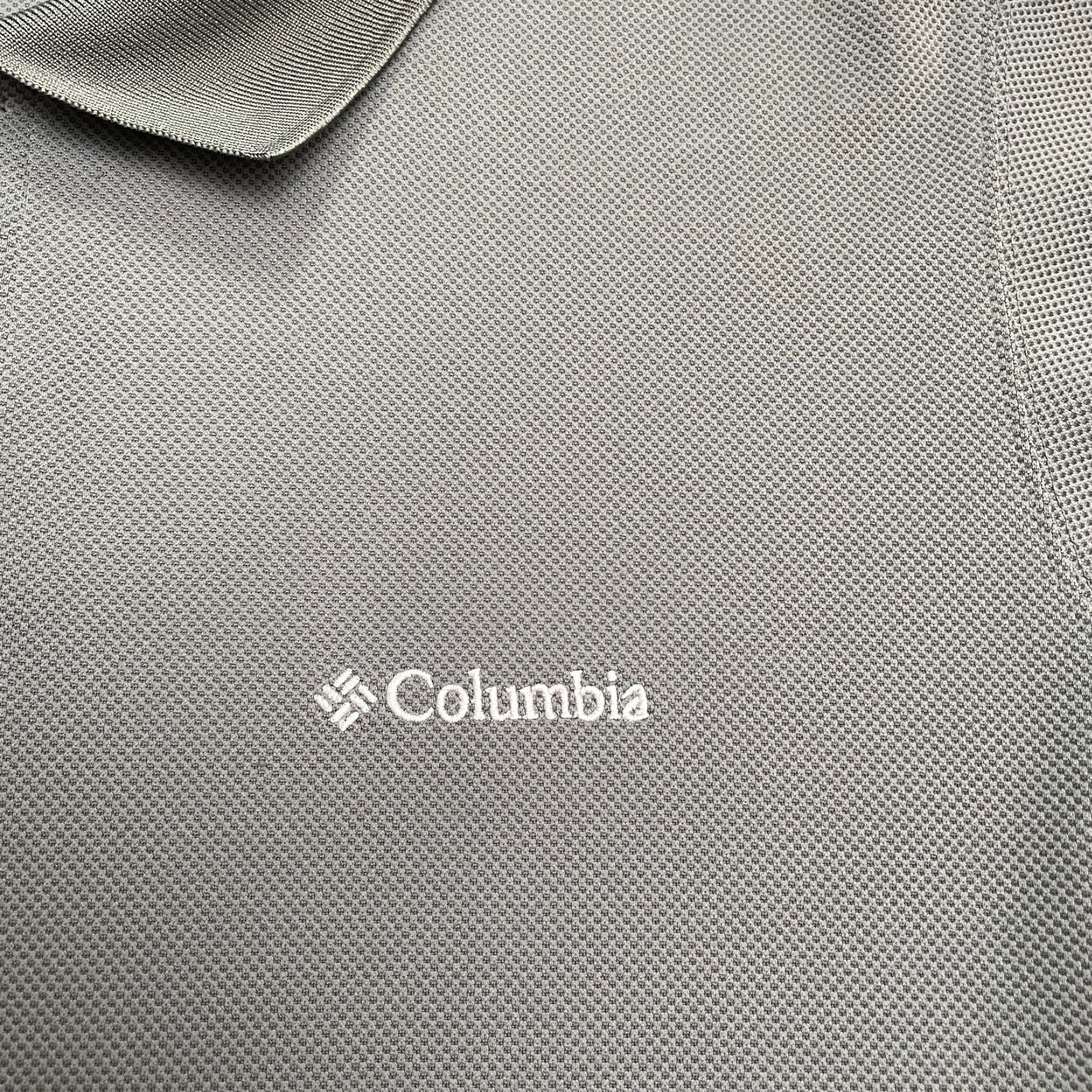 Vintage Columbia Polo Shirt Mens L Gray Short Sleeve Collared Active Golf Tennis Top Size US L / EU 52-54 / 3 - 5 Thumbnail