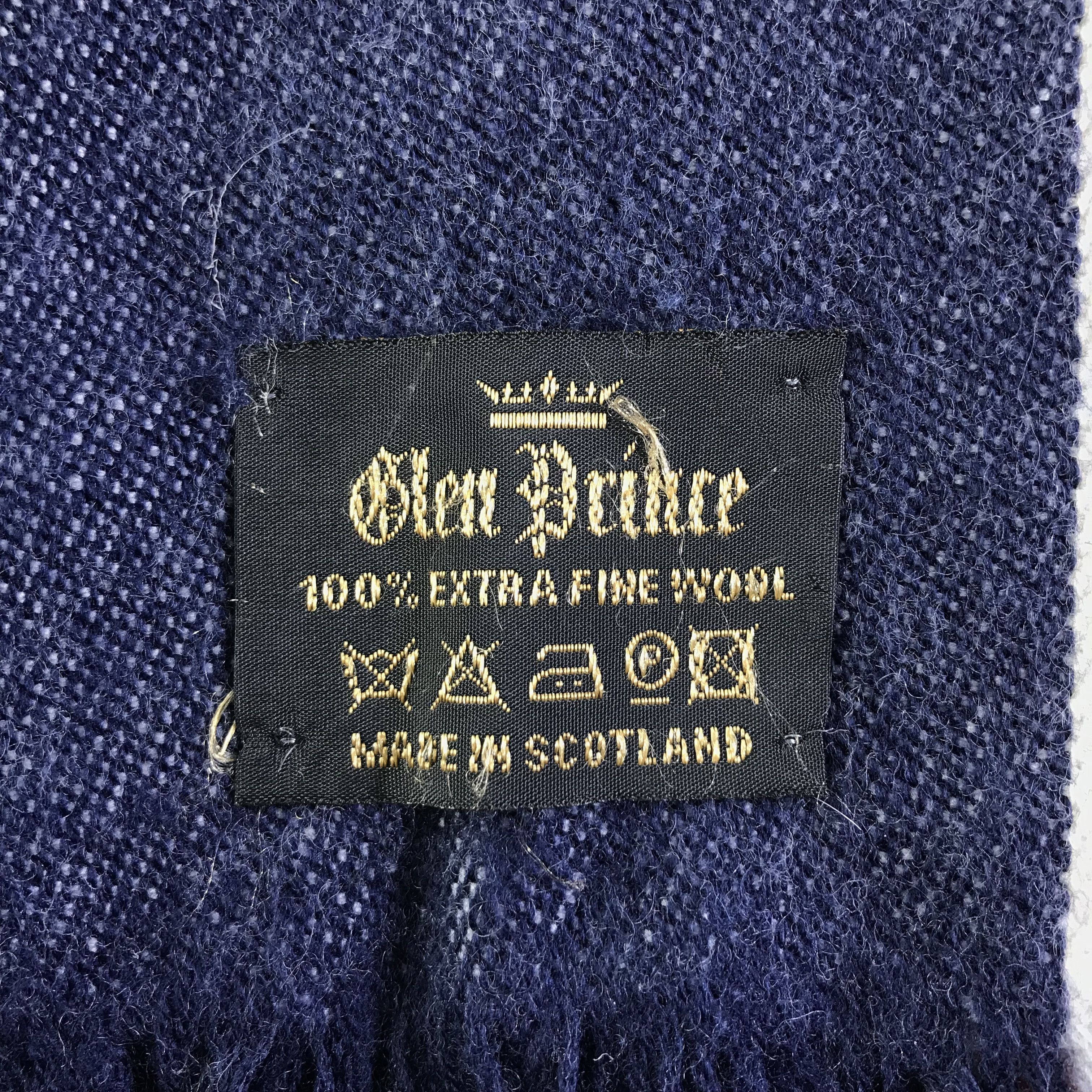 Vintage Glen Prince Selvedge Scarf / Muffler / Neckwear SS1557 Size ONE SIZE - 2 Thumbnail