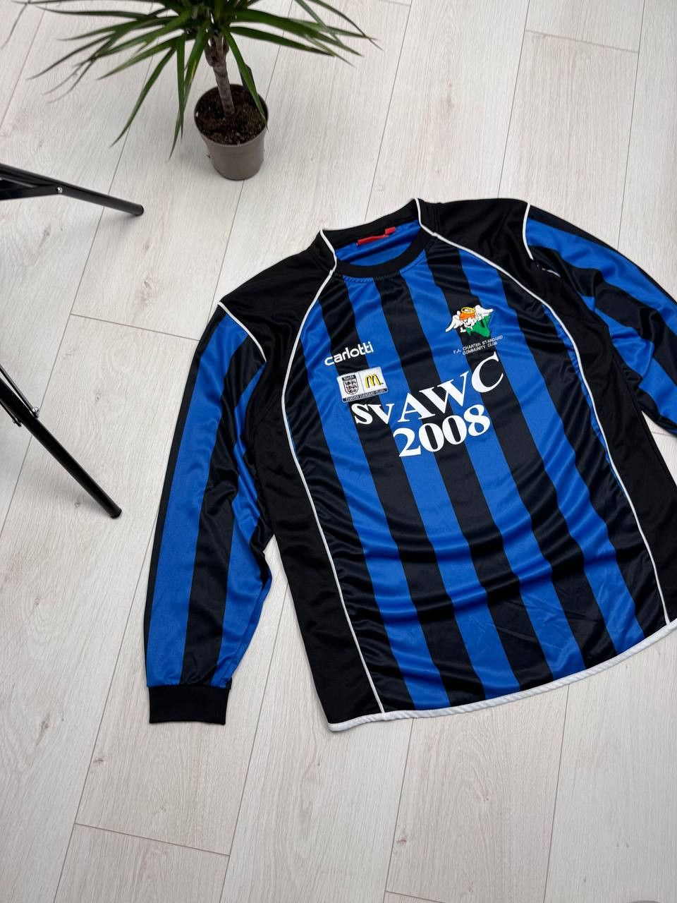 Vintage Carlotti Holland England Charter club soccer jersey 2008 Size US M / EU 48-50 / 2 - 2 Thumbnail
