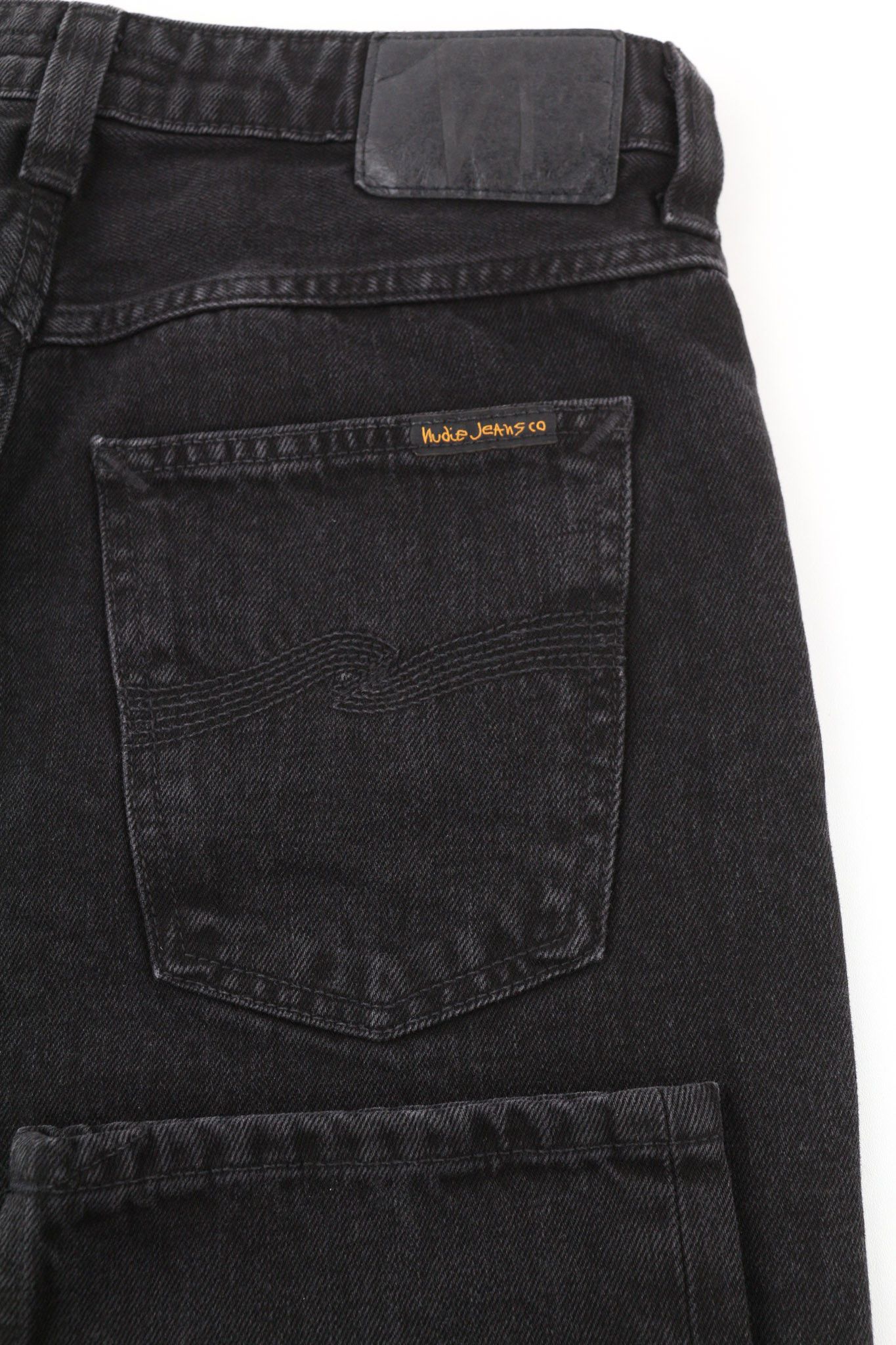 Nudie Jeans BREEZY BRIT W29/L30 Cotton Black Jeans 80615 Size 29" - 5 Thumbnail