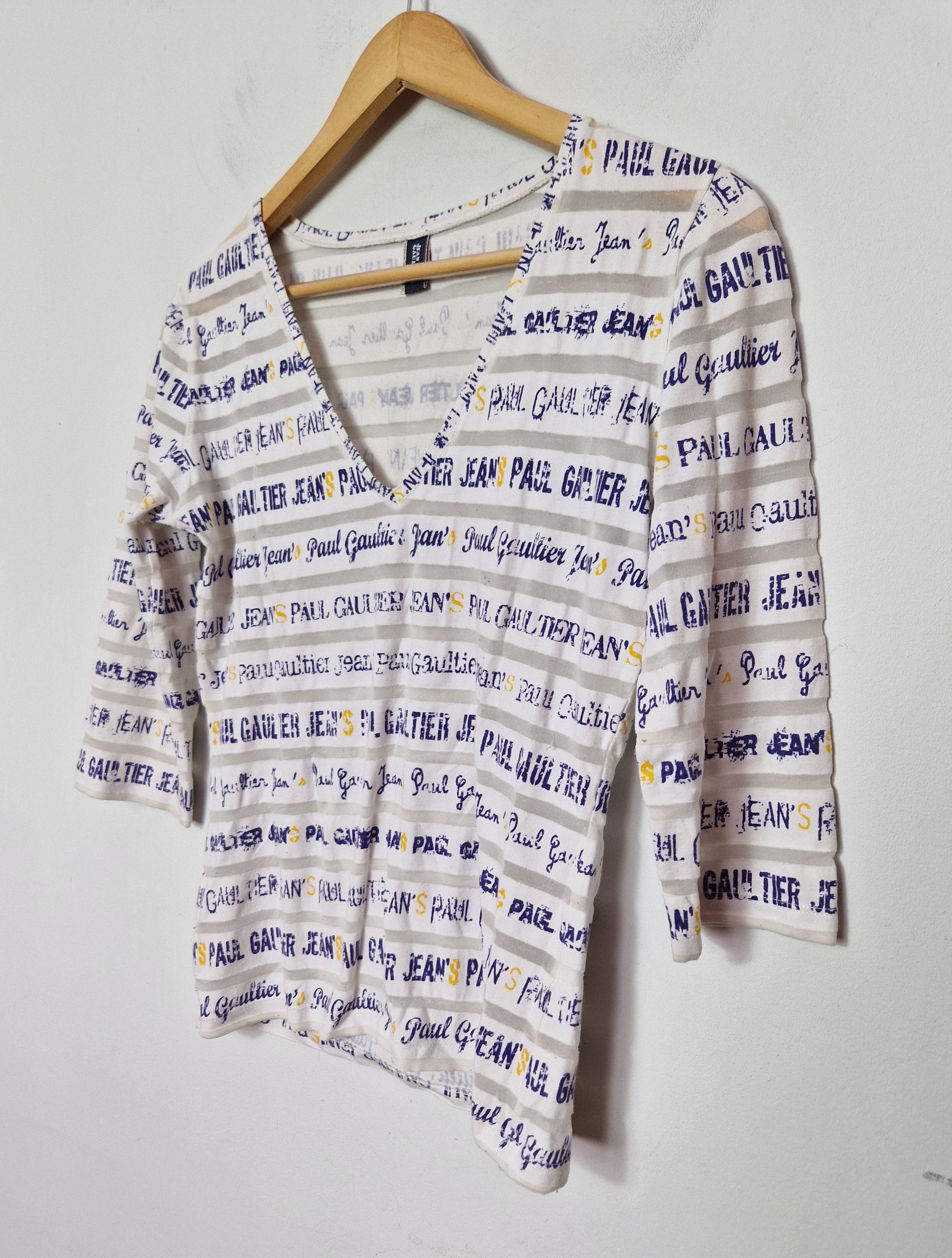 Jean Paul Gaultier Jean Paul Gaultier multilogo top Size M / US 6-8 / IT 42-44 - 2 Thumbnail