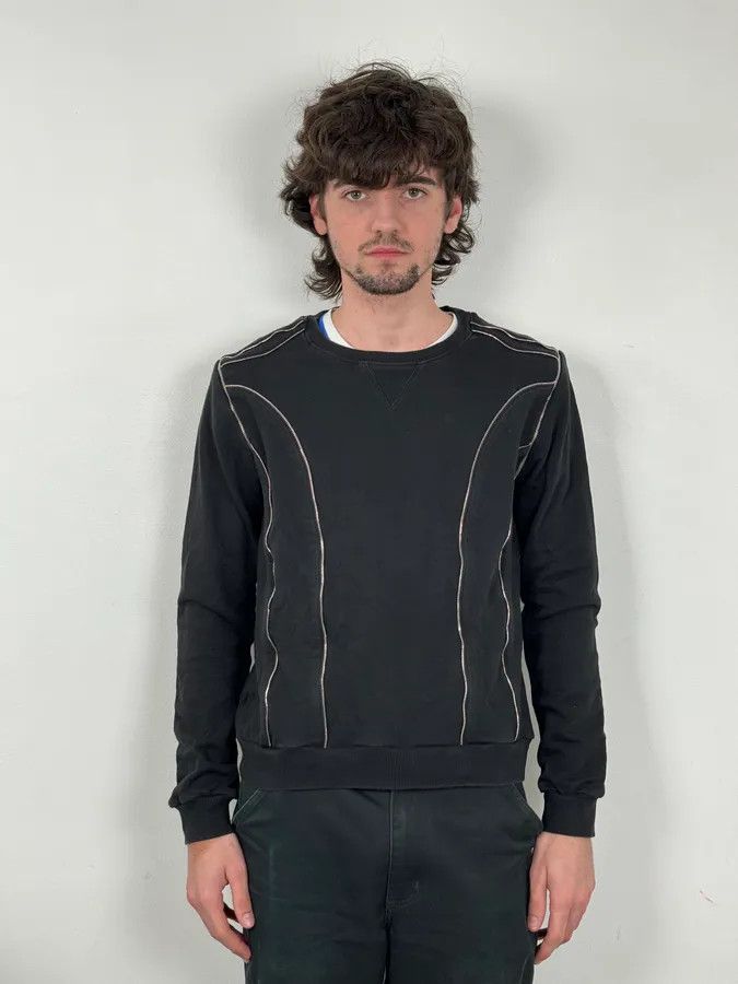 Saint Laurent Paris SS2015 Saint Laurent Black Multi Zip Sweater Size US S / EU 44-46 / 1 - 2 Thumbnail