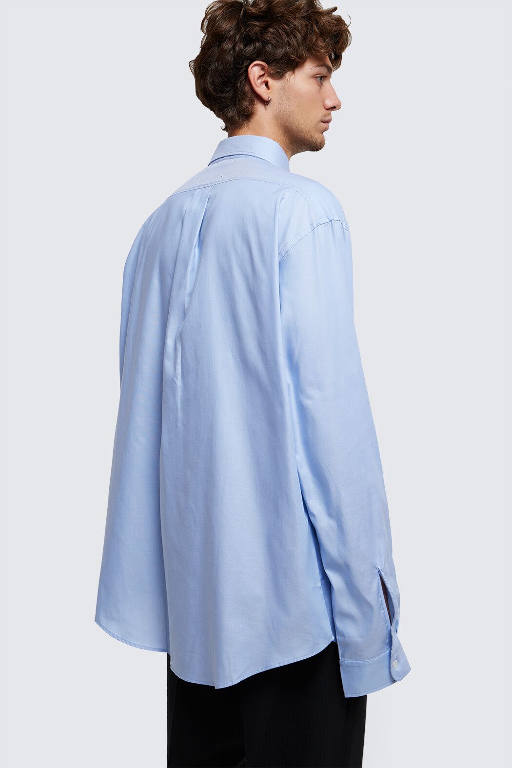 Maison Margiela o1y1124 Shirt In Light Blue Size US M / EU 48-50 / 2 - 4 Thumbnail