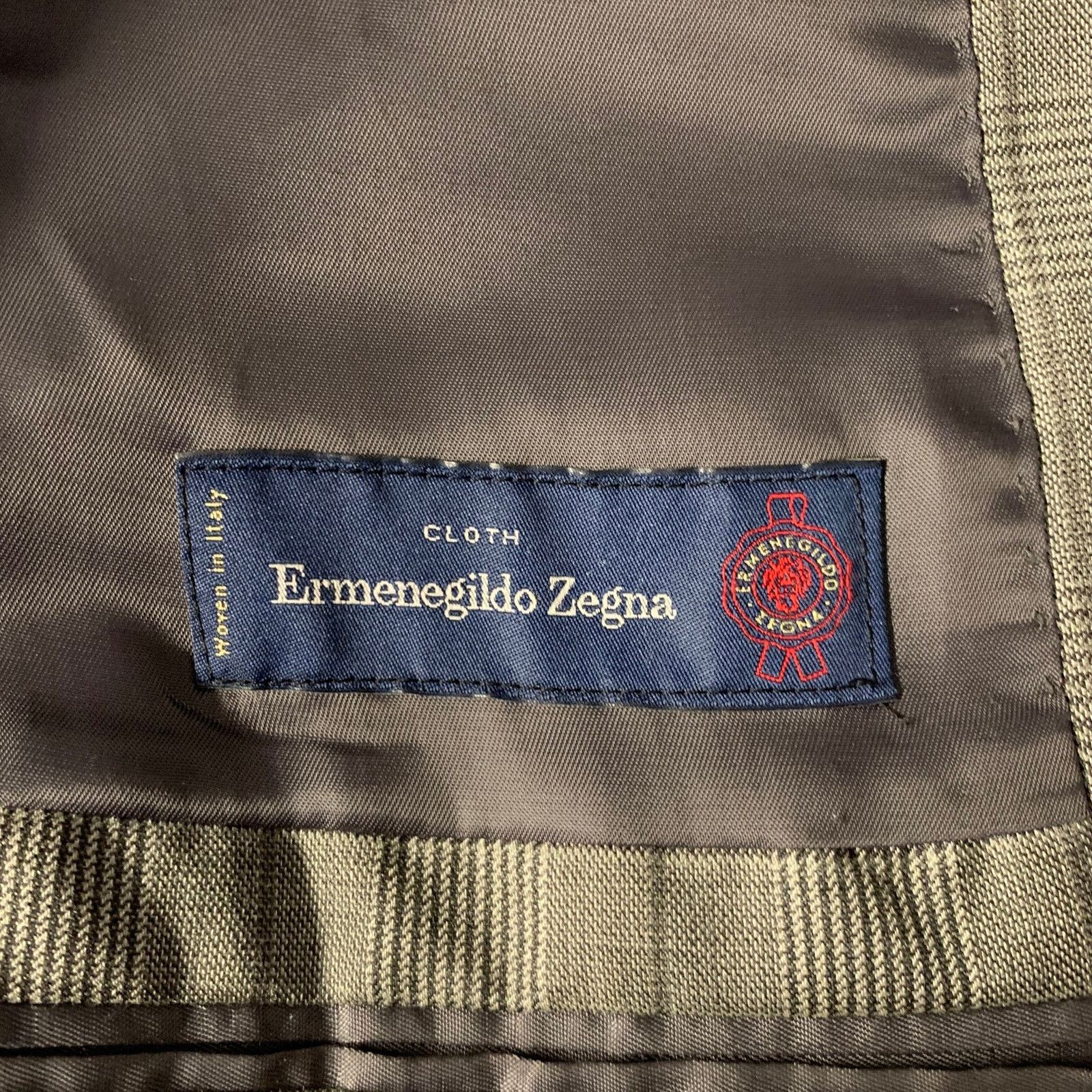 Ermenegildo Zegna ERMENEGILDO ZEGNA Size 42 Grey Glenn Plaid Wool Blend Suit Size 42L - 7 Thumbnail
