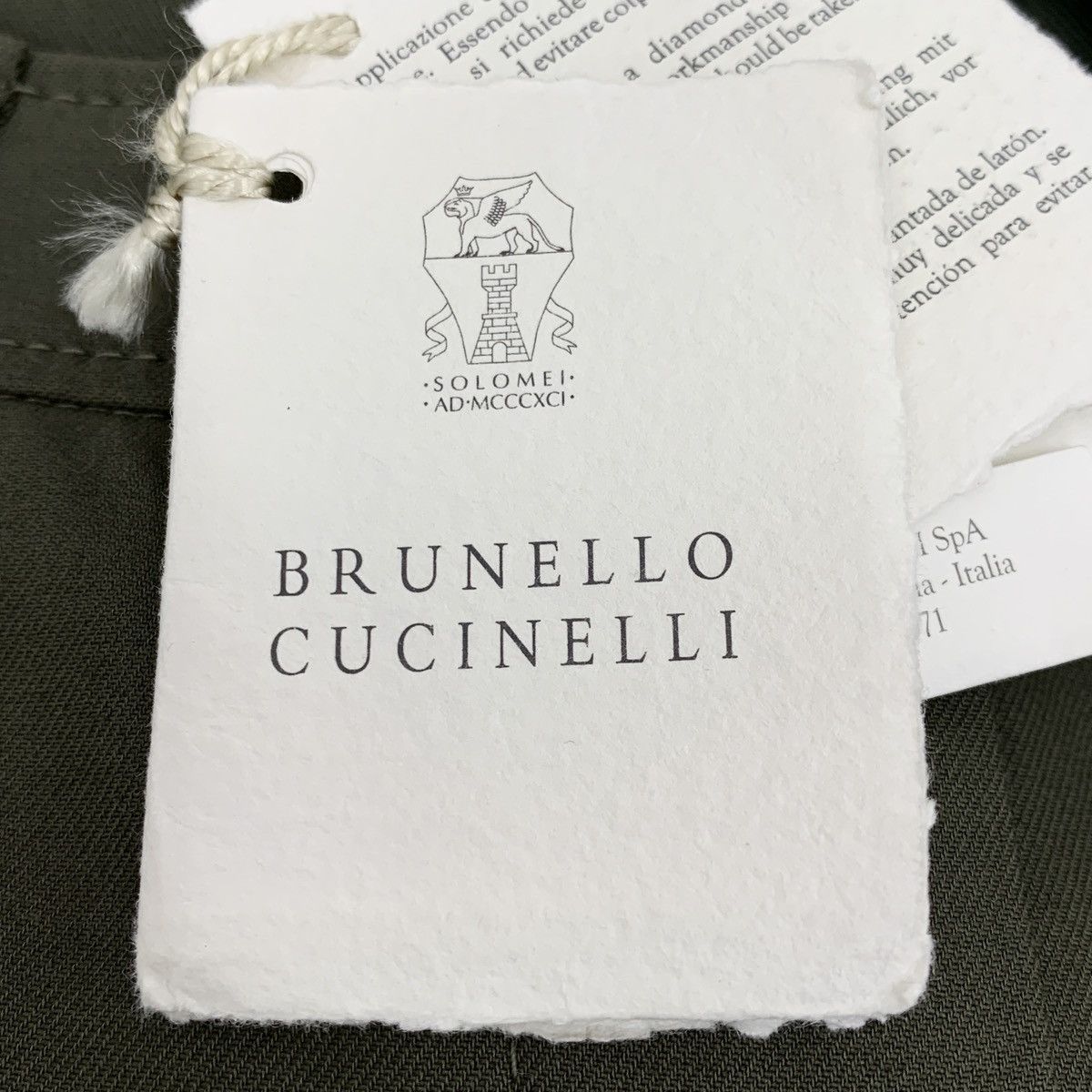 Brunello Cucinelli Brunello Cucinelli Green Straight-leg Casual Pants K26WX Size 25" / US 0 / IT 36 - 8 Thumbnail