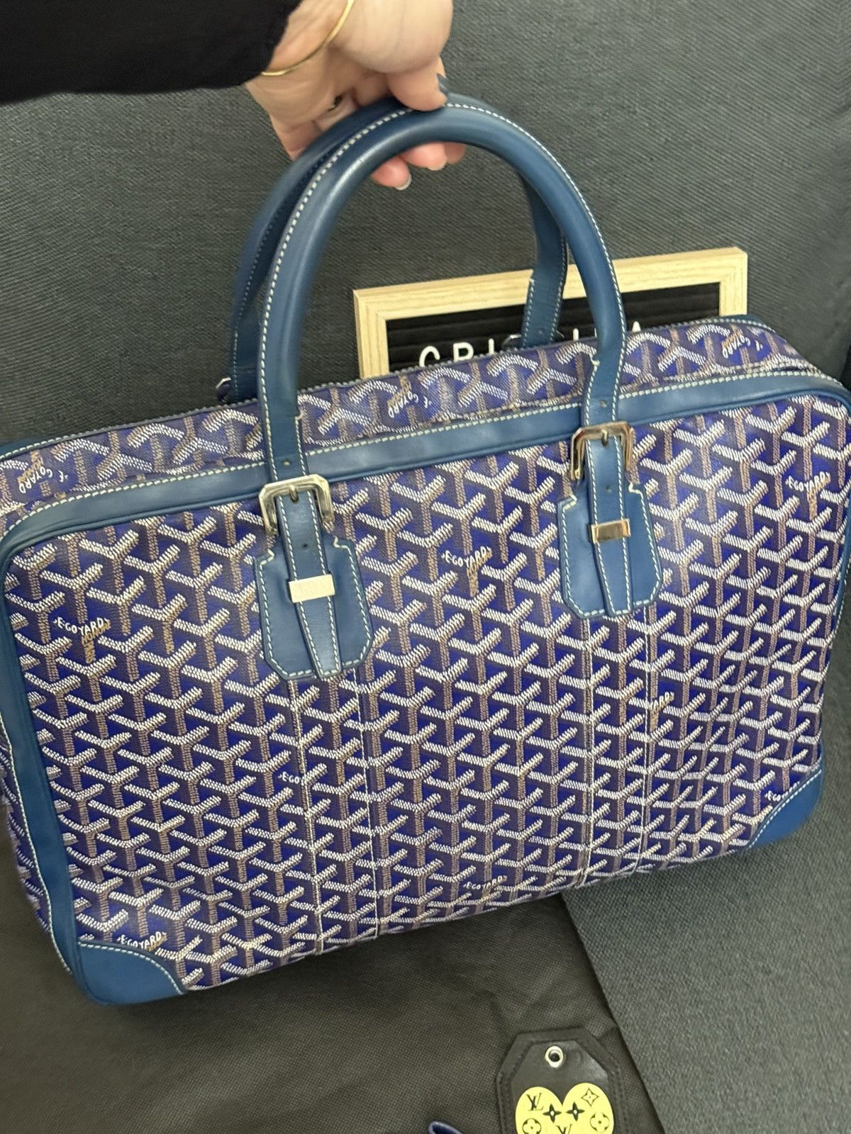 Goyard Goyard Blue Ambassade briefcase Size ONE SIZE - 3 Thumbnail