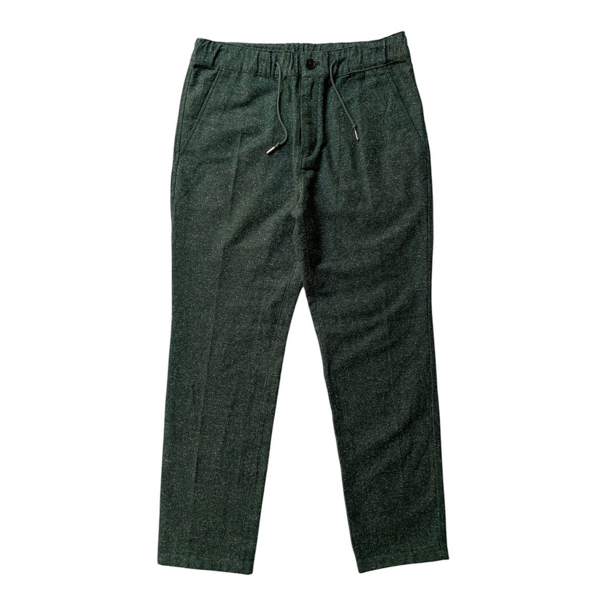 United Arrows tapered wool trousers elasticated drawstring waistband Size US 31 - 1 Thumbnail