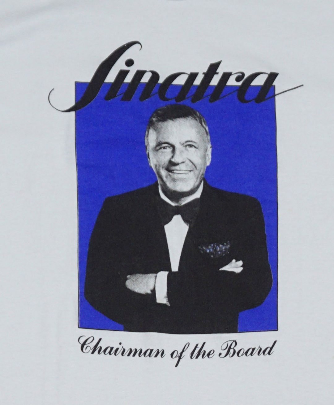 Designer × Vintage 80's Sinatra "Chairman of the Board" T-shirt, Made In USA Size US XL / EU 56 / 4 - 2 Thumbnail