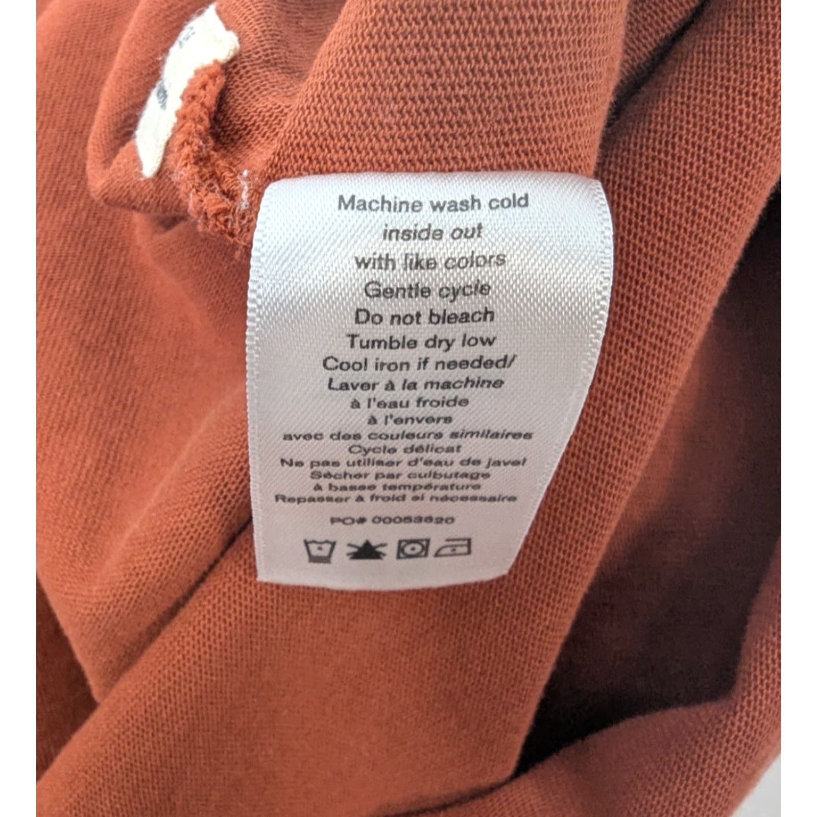 Rag & Bone RAG & BONE Ryder Muscle Tee In Paprika Women's M Organic Cotton Peru Shirt Women M Paprika Size M / US 6-8 / IT 42-44 - 6 Thumbnail