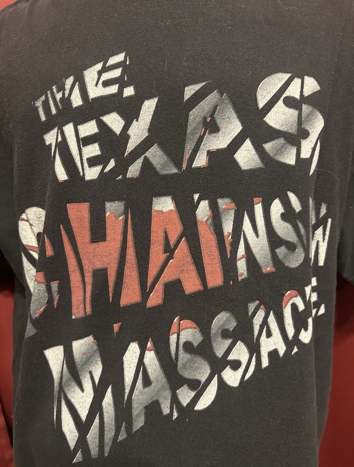 Vintage Vintage Texas Chainsaw Massacre Tshirt Horror Movie Grail Size US XL / EU 56 / 4 - 6 Thumbnail