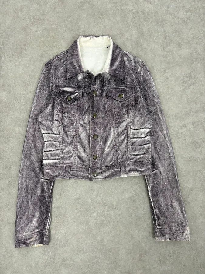 Just Cavalli AW2005 Cavalli Grey Corduroy Jacket Size S / US 4 / IT 40 - 3 Thumbnail
