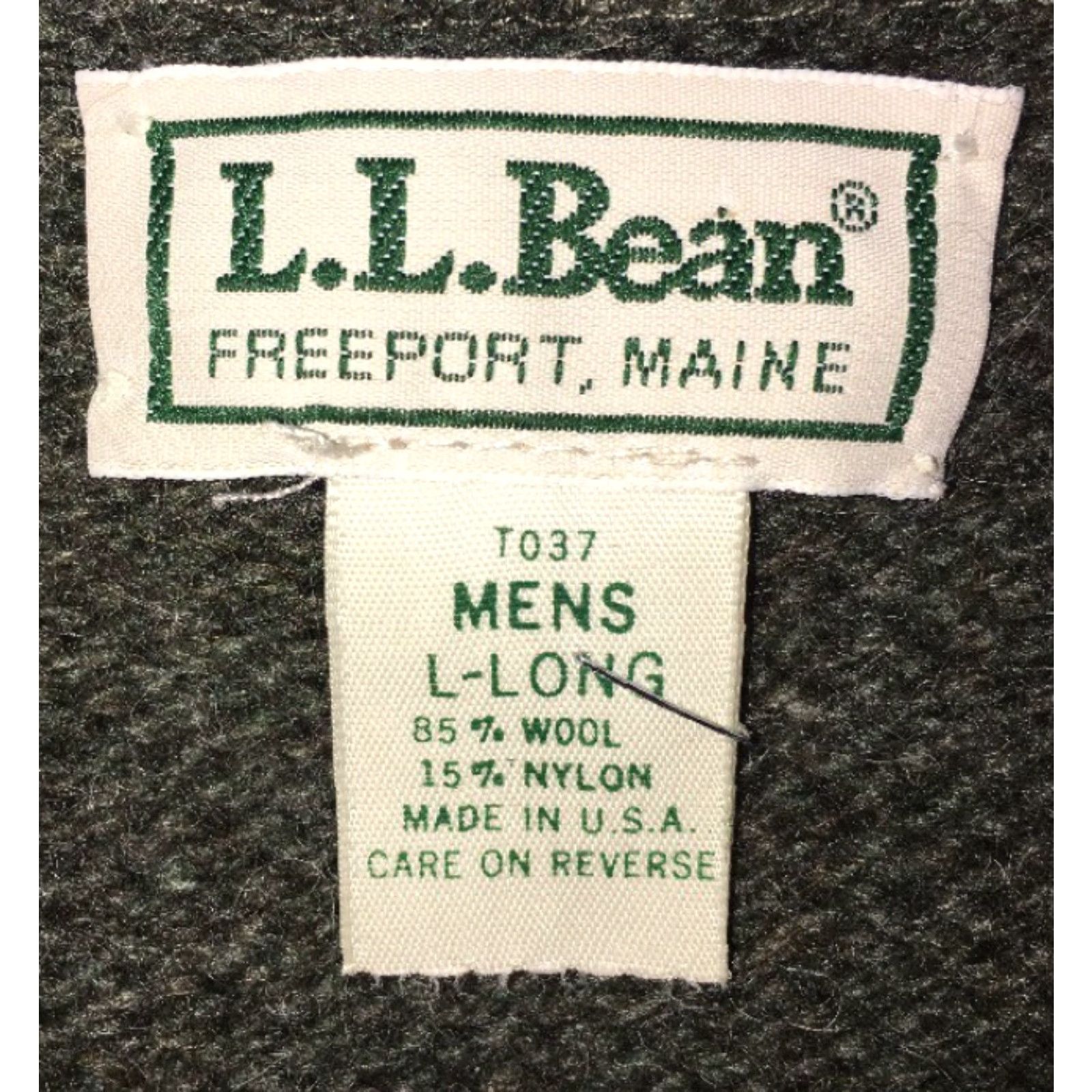 Vintage L.L. Bean Gray Wool Blend 1/2 Button Up Sweater Size L-Long USA Men Shirt? Size US L / EU 52-54 / 3 - 5 Thumbnail