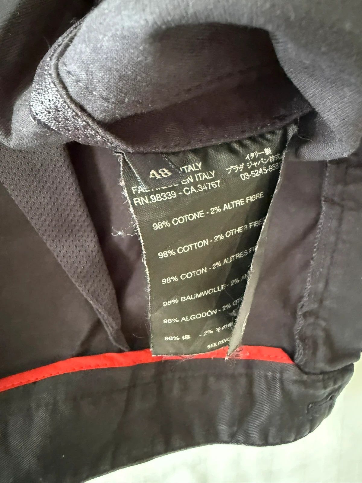 Prada Prada Linea Rossa Navy Pants Red Tag Size US 30 / EU 46 - 5 Thumbnail