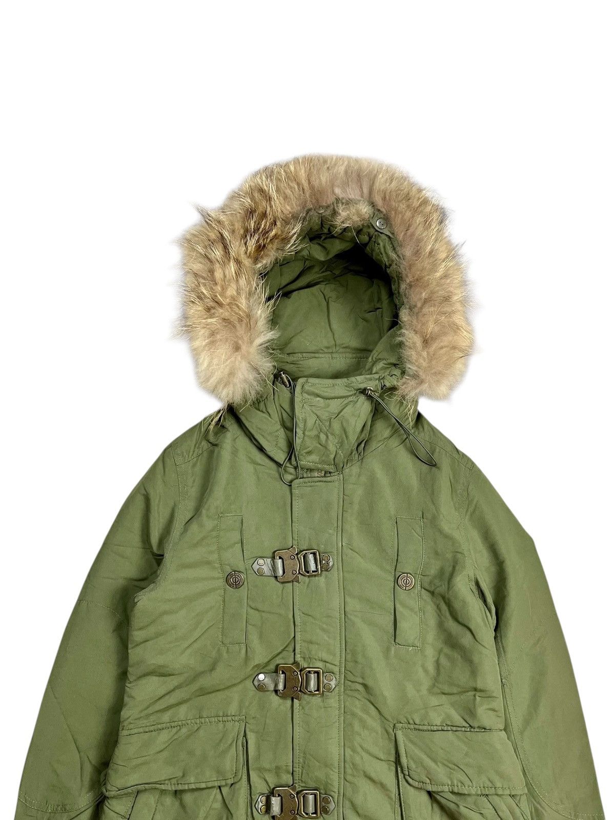 If Six Was Nine 2000s SLY - Fur Hoodie Jacket Size US M / EU 48-50 / 2 - 5 Thumbnail