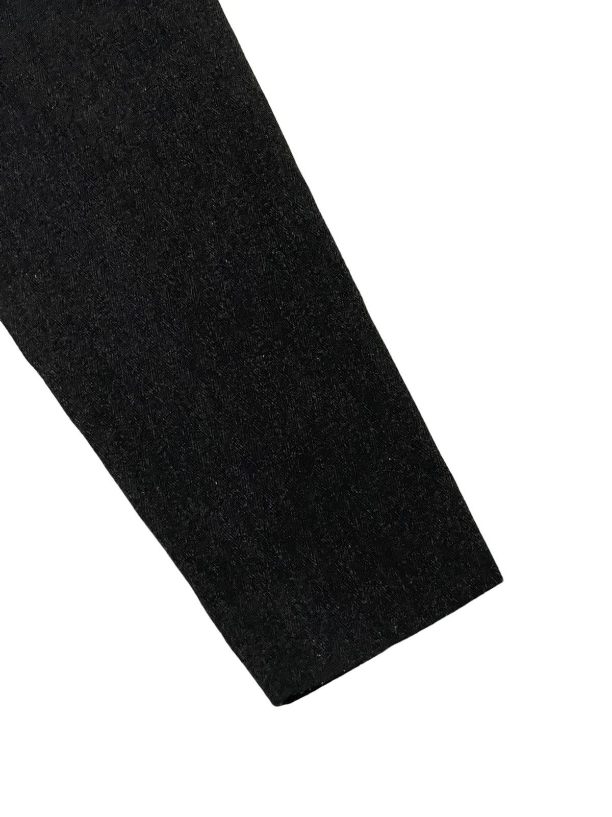 Comme des Garcons Vtg 90s CDGH Herringbones Wide Wool Trouser Tapered 6🟦5 Size US 29 - 15 Thumbnail