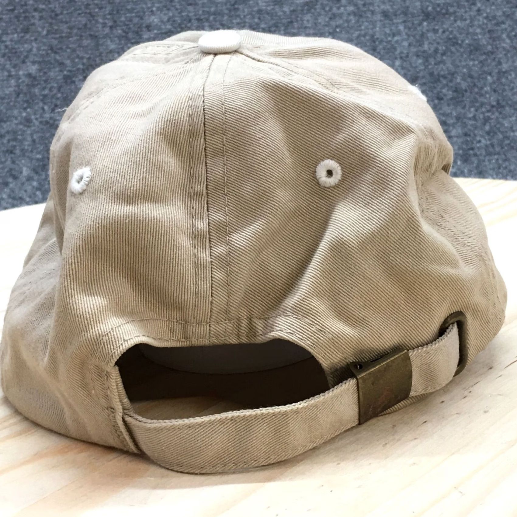 Logo 7 Strand Ocean City Baseball Cap Hat Mens One Size Beige Embroidered Logo Headwear Size ONE SIZE - 6 Thumbnail