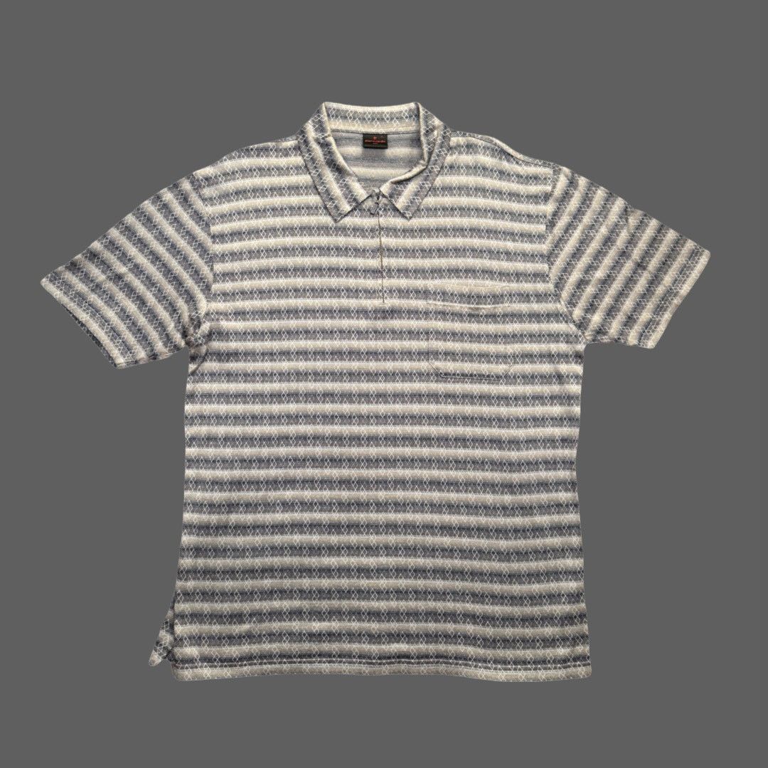 Pierre Cardin Vintage Pierre Cardin Quarter Zip Knit Polo Shirt Mens XL Size US XL / EU 56 / 4 - 1 Thumbnail