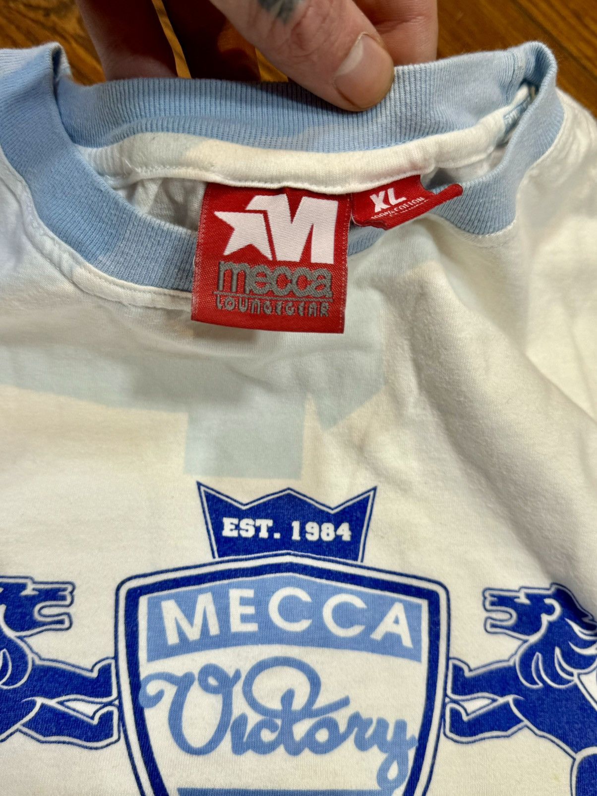 Mecca × Rap Tees 2000’s Mecca Y2K Vintage Hip Hop Rap Shirt Size US XL / EU 56 / 4 - 6 Thumbnail