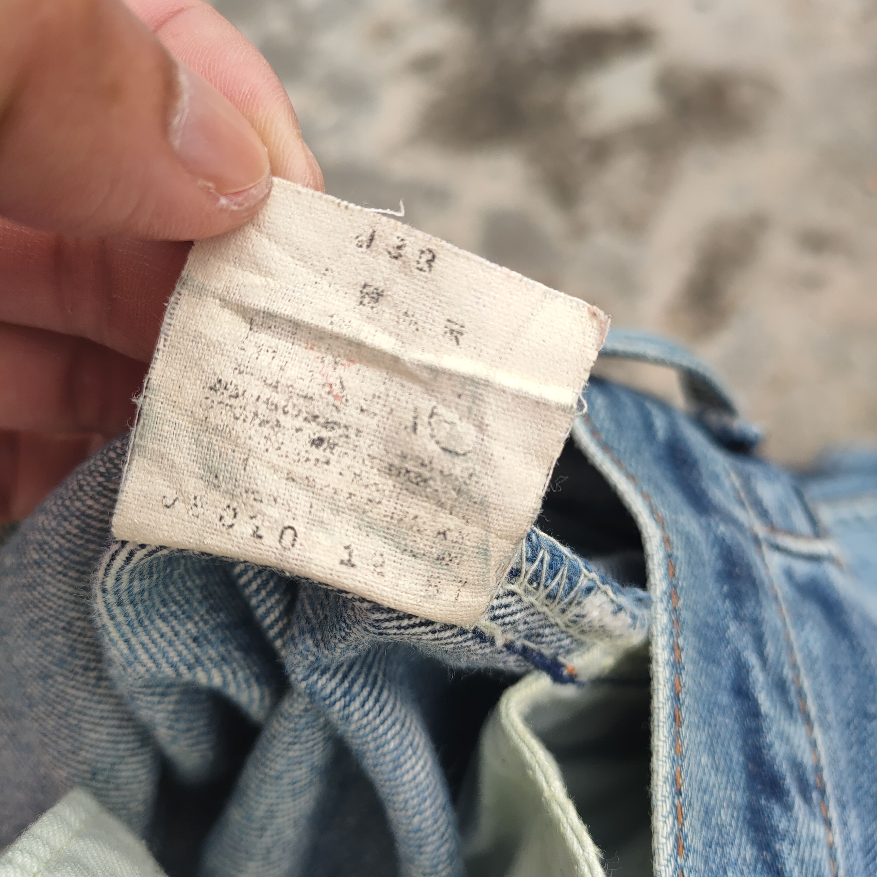 Levi's × Vintage VINTAGE LEVI'S 503 FADED RIPPED JEANS DENIM PANTS Size US 31 - 15 Thumbnail