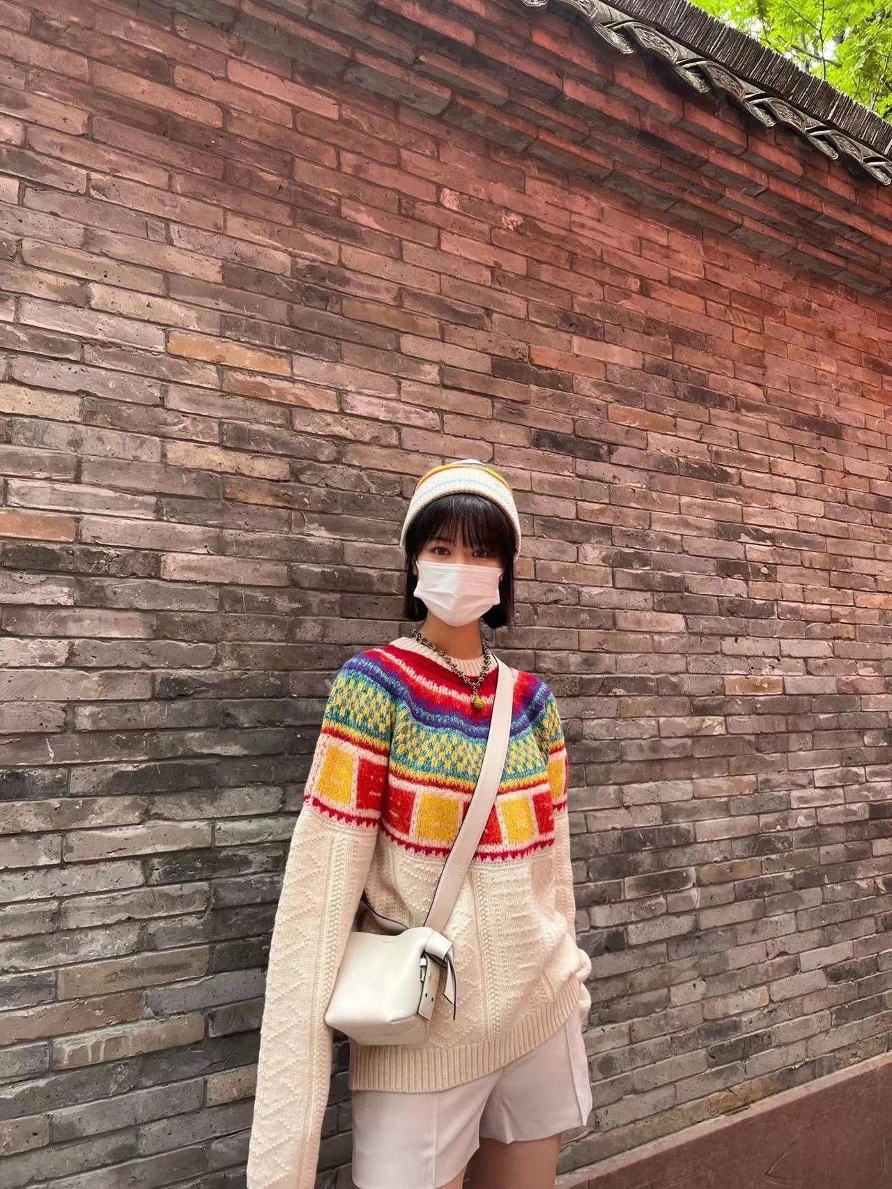 Acne Studios Acne studios Rainbow smiling face wool sweater Nextarrow-24 Size US XS / EU 42 / 0 - 2 Thumbnail