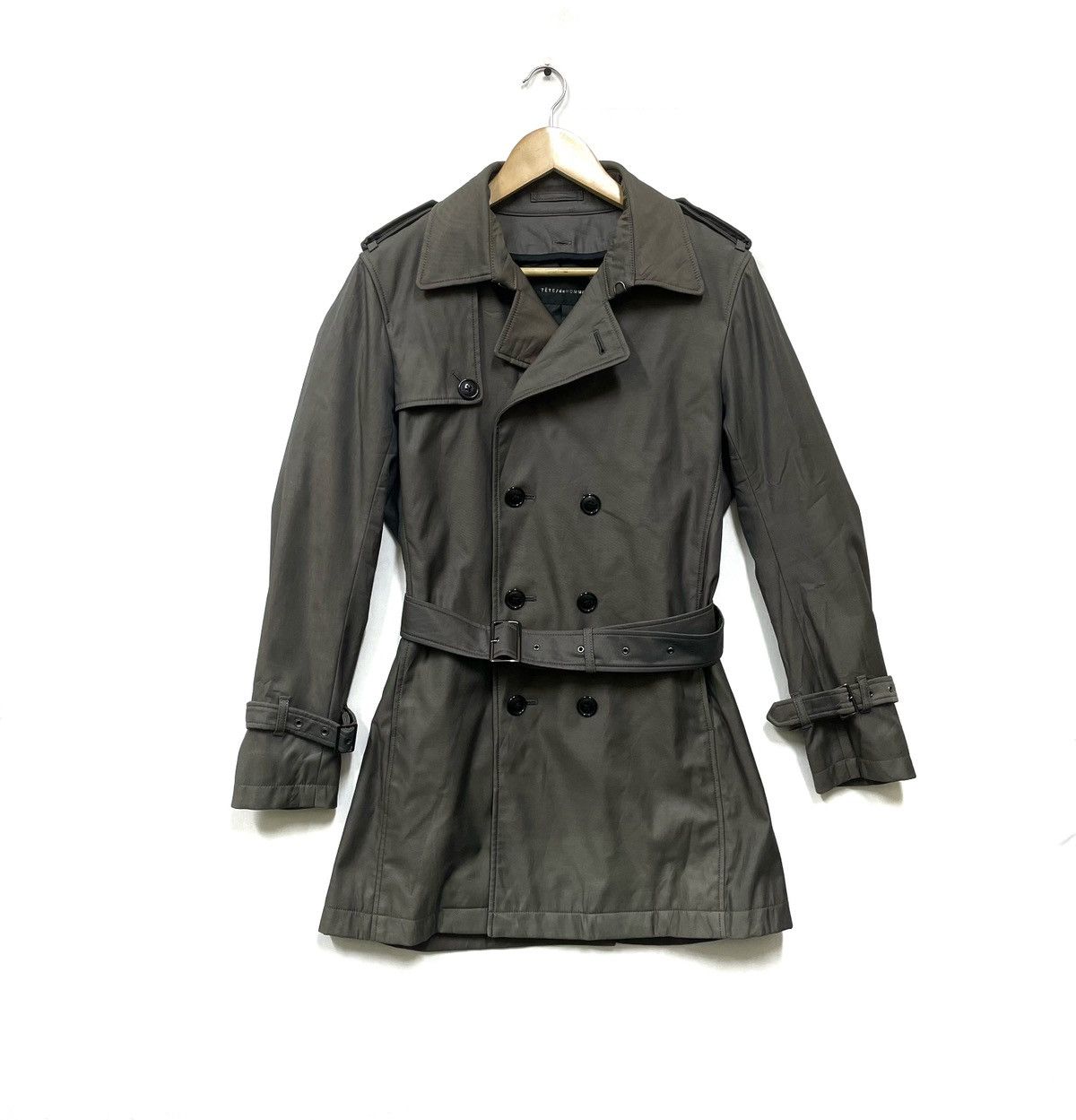 Issey Miyake Long Trench Coat Tete Homme Issey Miyake Size US M / EU 48-50 / 2 - 1 Thumbnail