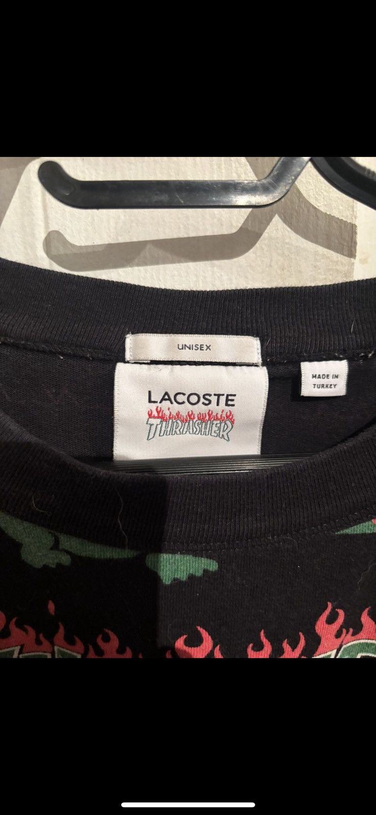 Lacoste × Thrasher Lacoste x thrasher oversized t-shirt Size US L / EU 52-54 / 3 - 2 Thumbnail