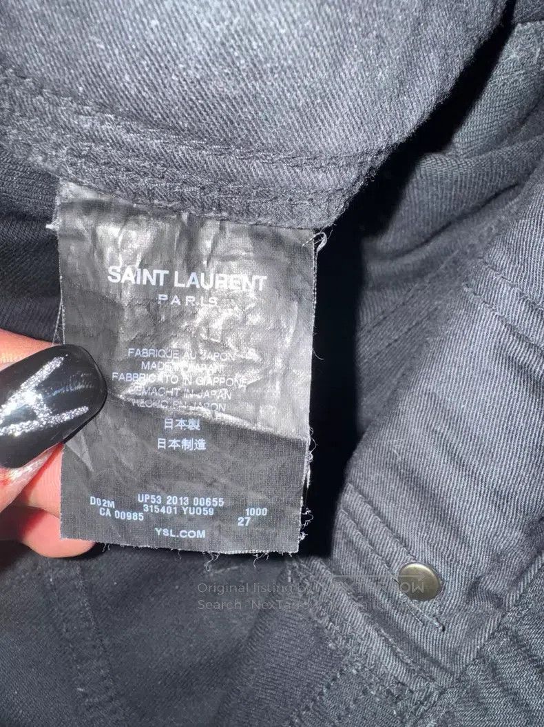 Saint Laurent Paris #REF! Size US 27 - 6 Thumbnail