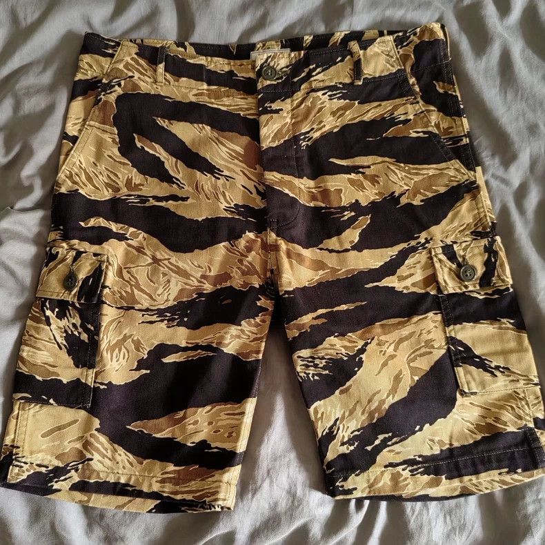 The Real McCoy's The Real McCoy Size MHand-dyed Gold Tiger Pattern Shorts Ne Size US 34 / EU 50 - 1 Thumbnail