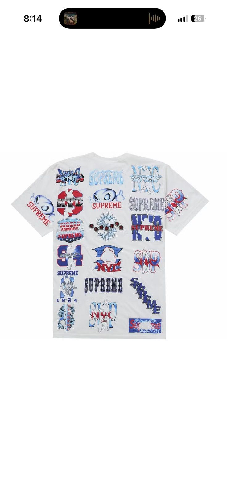 Supreme Supreme Flash Art Dealer Tee White Large Size US L / EU 52-54 / 3 - 4 Thumbnail