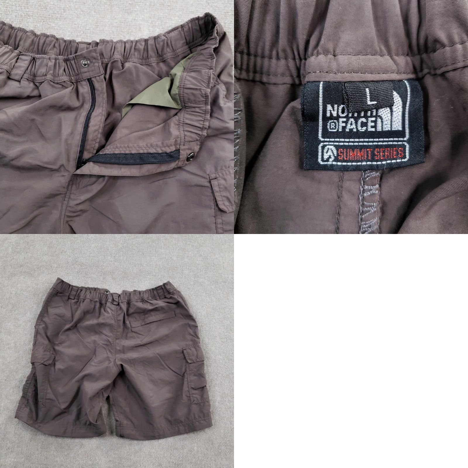 The North Face The North Face Summit Series Cargo Shorts Mens Large Brown Hiking Elastic Waist Size US 33 - 8 Thumbnail