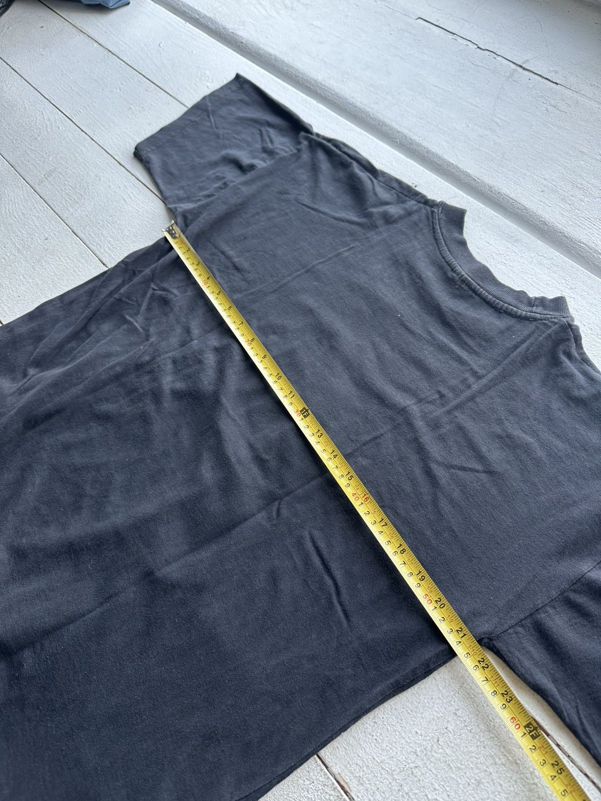 Vintage 🚨Vintage 80s Japanese Style Faded Blank Tee shirt Y2K rare Size US L / EU 52-54 / 3 - 10 Thumbnail