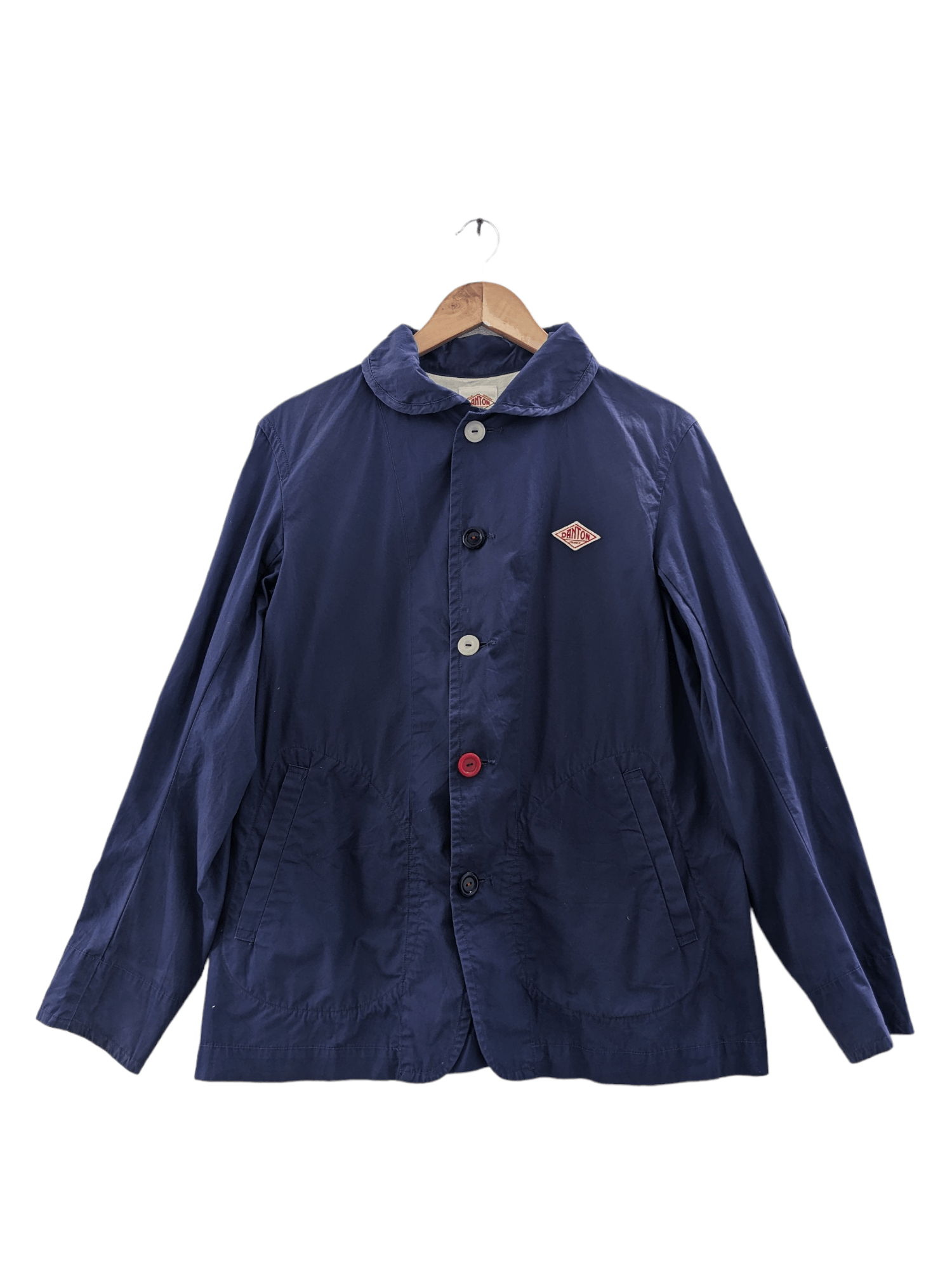 image of Vintage Danton Vetements De Travail Button Up Shirt in Indigo, Women's (Size Medium)