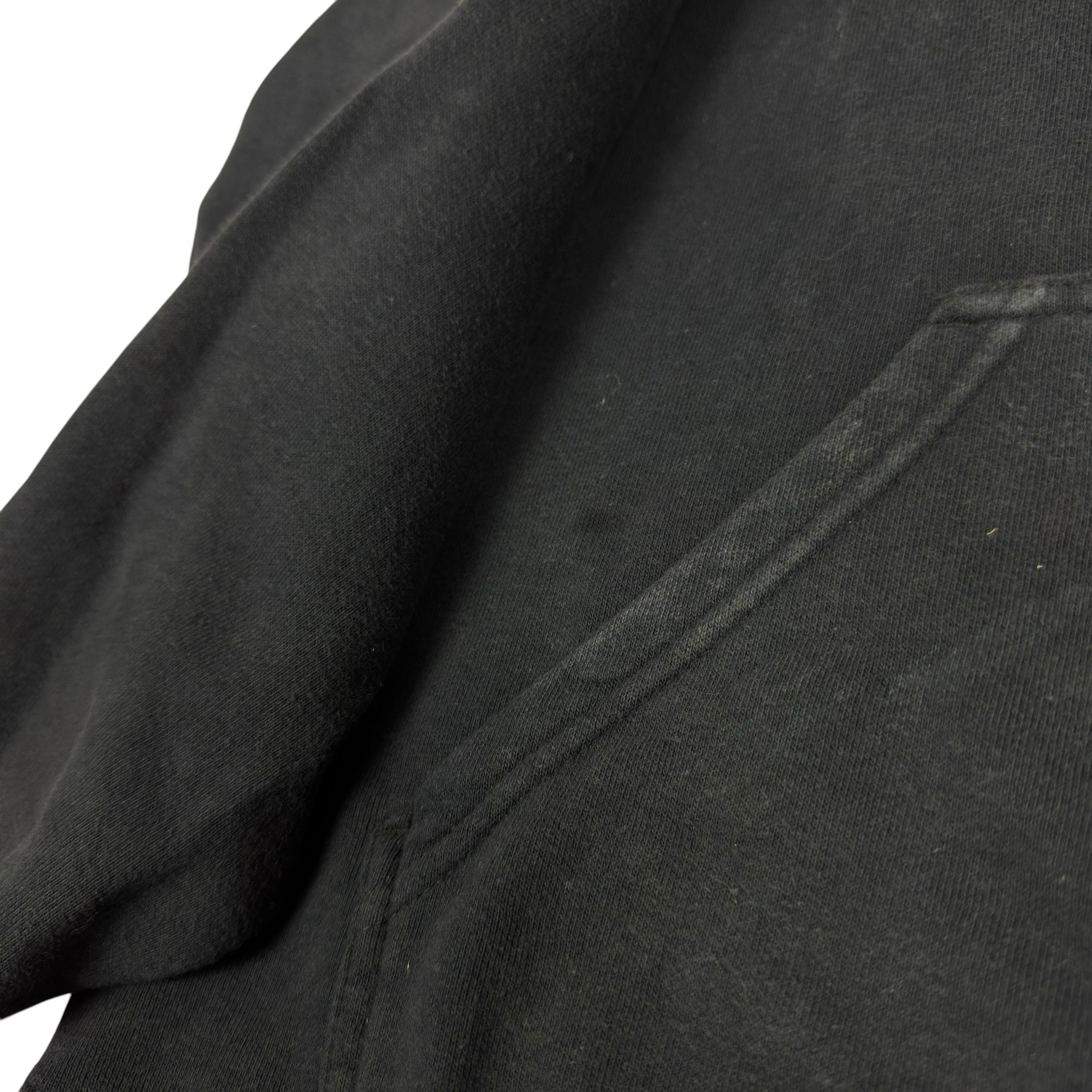 Nike × Vintage Nike Black Cotton Fleece Lined Pullover Hoodie Large (14-16) Size US L / EU 52-54 / 3 - 6 Thumbnail