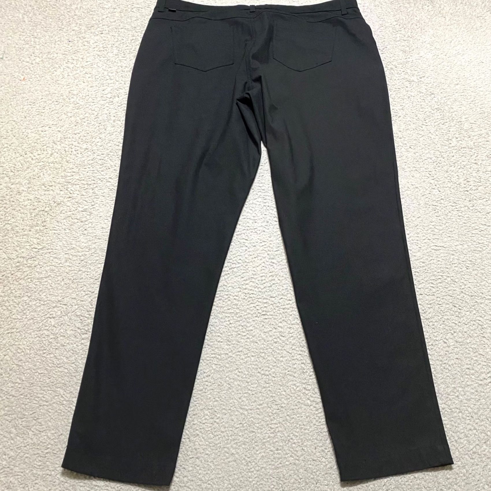 Vintage VRST Mens Pants Black Slim Taper Limitless Commuter 5 Pocket Mid Rise Size US 40 / EU 56 - 2 Thumbnail
