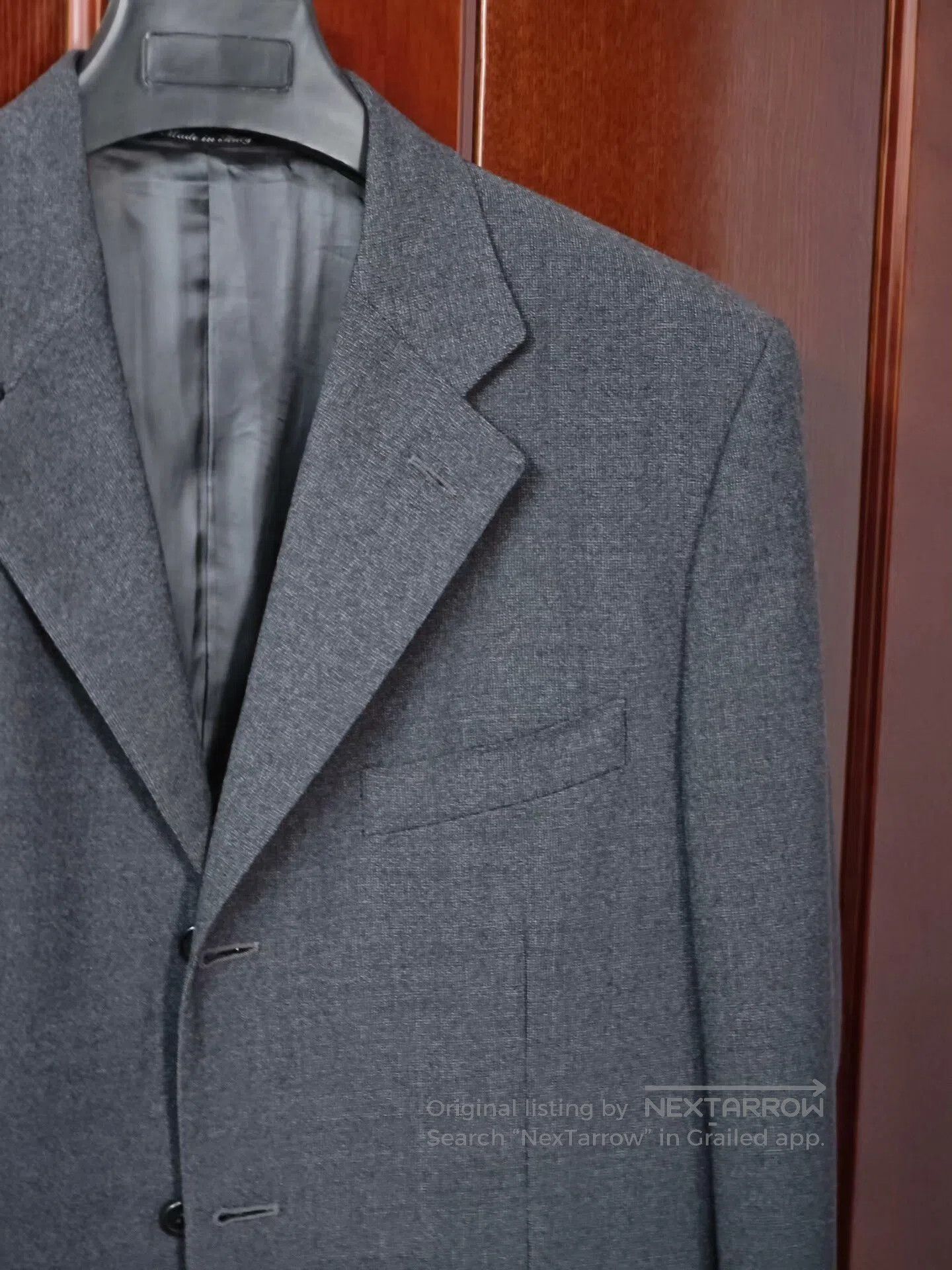 Canali Italian Wool Blend Suit Jacket. Size US M / EU 48-50 / 2 - 2 Thumbnail