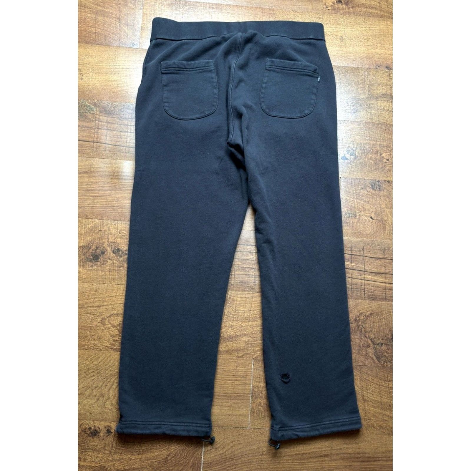 Adidas VTG Adidas SLVR Black Sweatpants Men’s 2XL Heavyweight French Terry Pockets Size US 39 - 3 Thumbnail
