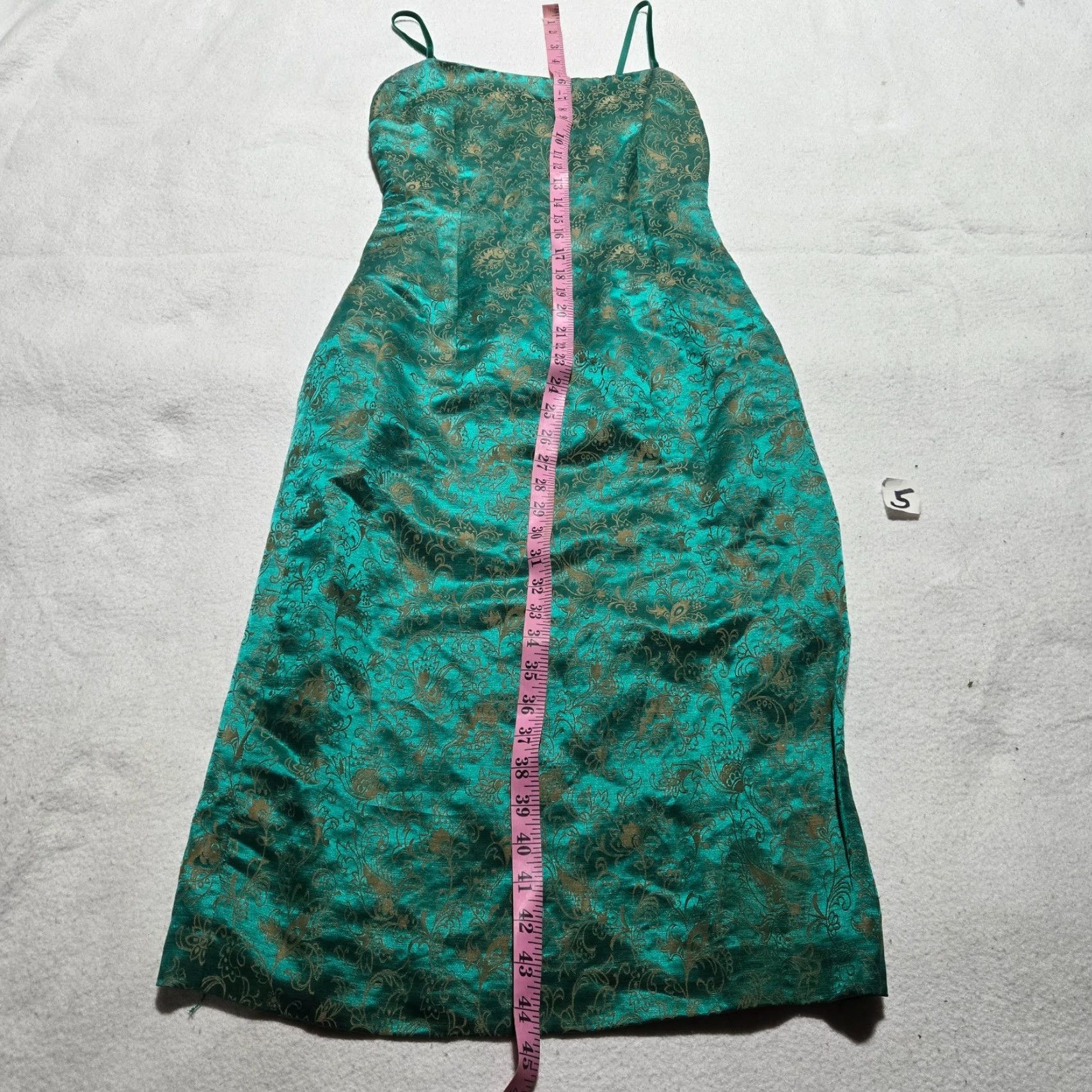 Donna Morgan Donna Morgan Green Fit & Flare Bubble Skirt Cocktail Dress Size 4 Womens Size 27" / US 4 / IT 40 - 6 Thumbnail