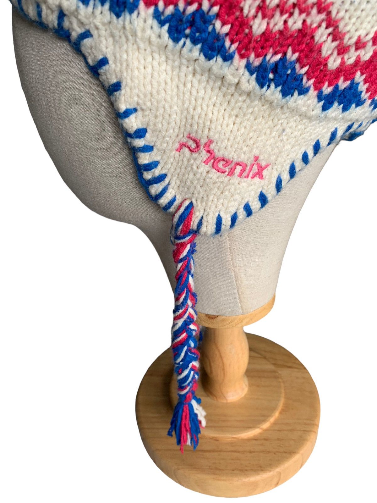 Japanese Brand × Phenix Phenix Multicolour Earflap Crochet knit Beanie Hats Size ONE SIZE - 9 Thumbnail