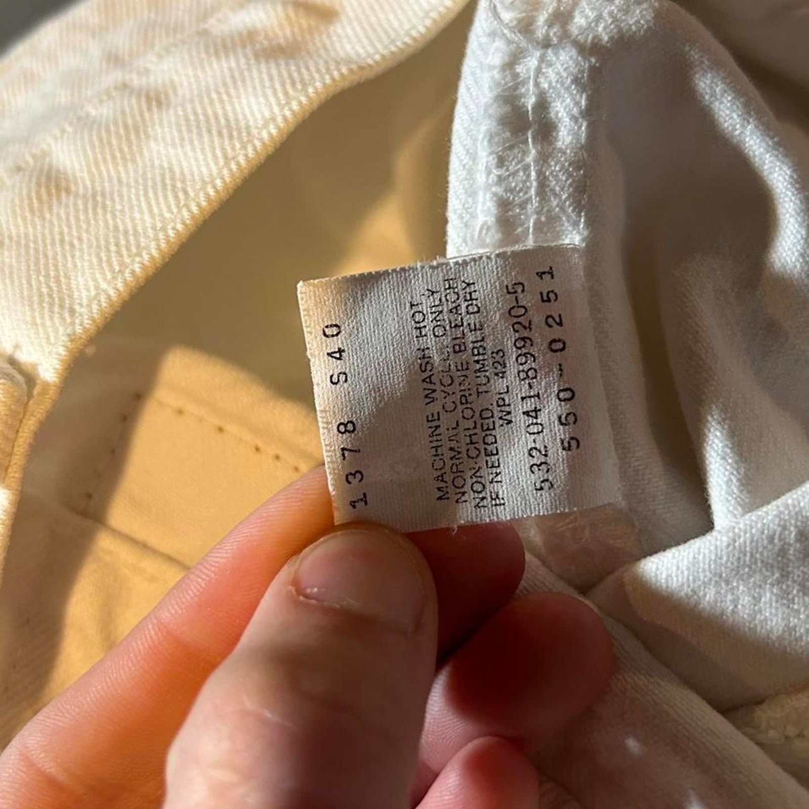 Levi's 90s levis 550 white no Size US 30 / EU 46 - 4 Thumbnail