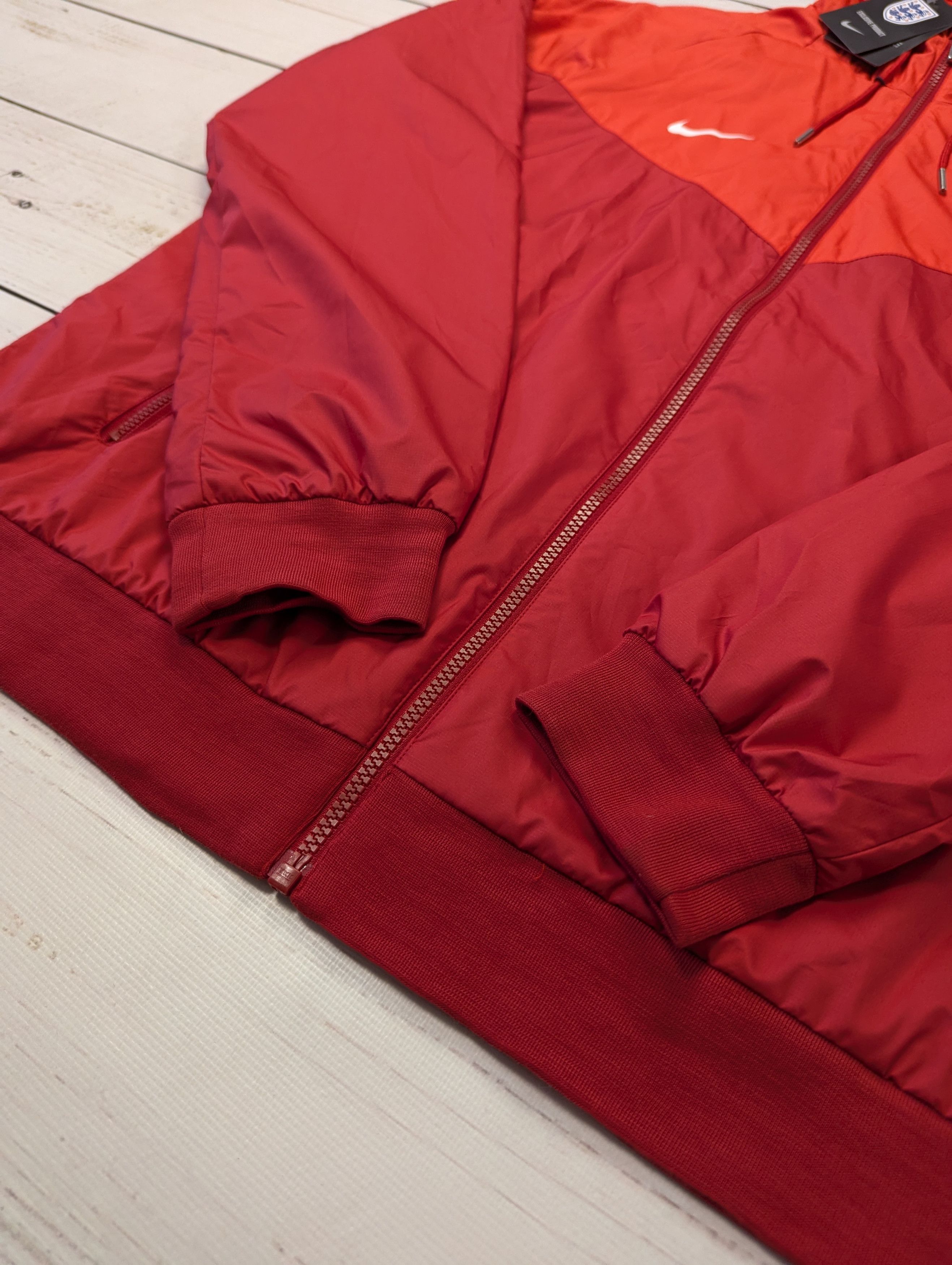 Nike 2016/17 Nike England National Team Red Windbreaker Jacket Size US L / EU 52-54 / 3 - 3 Thumbnail