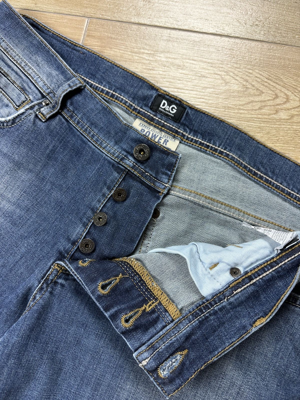 Dolce & Gabbana × Vintage Vintage Y2K Dolce & Gabbana Denim Shorts Size US 34 / EU 50 - 4 Thumbnail