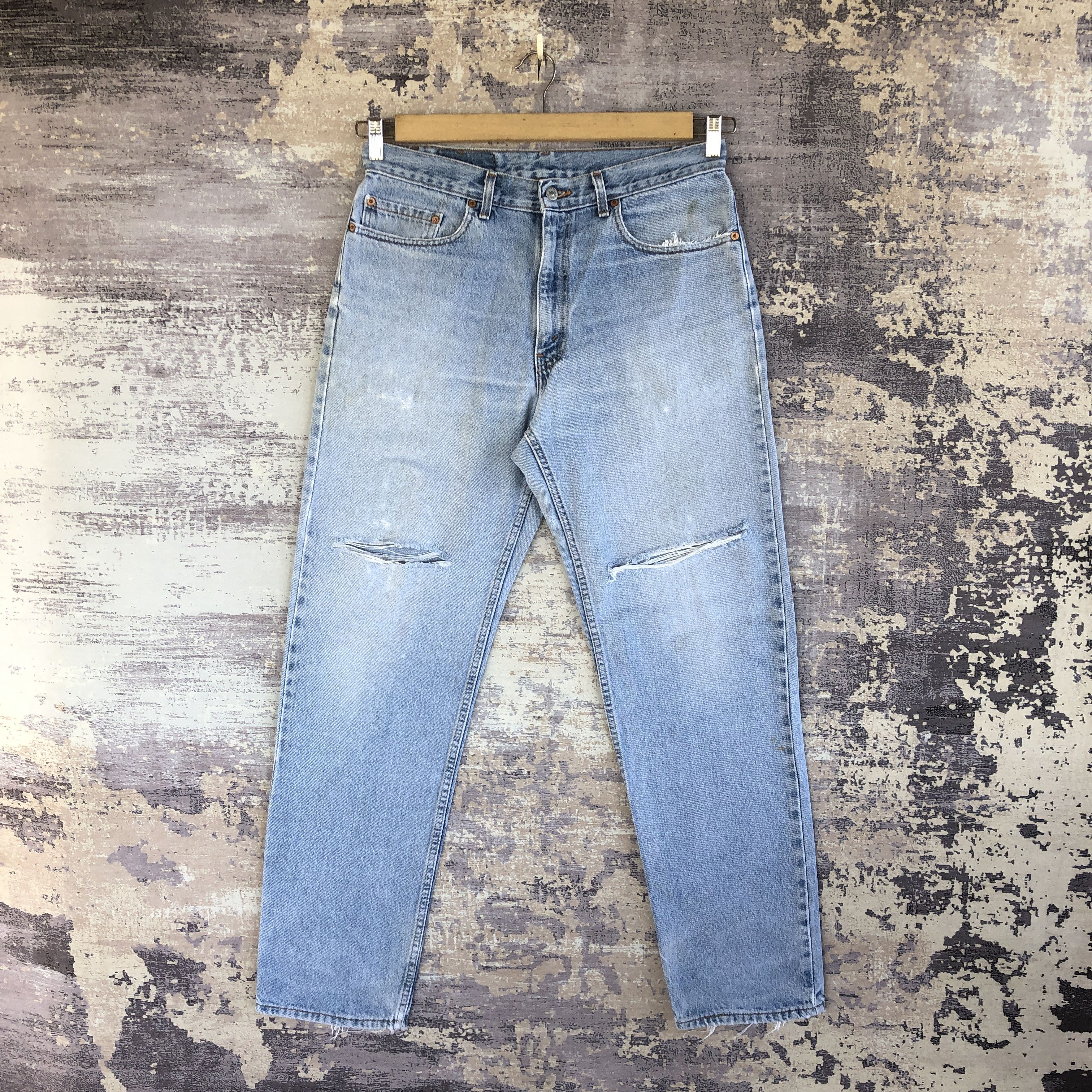 Levi's Vintage Levis Sun Faded Jeans Levi's Light Wash Denim Size US 32 / EU 48 - 1 Thumbnail