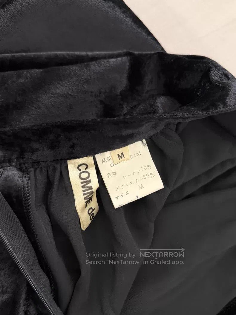 Comme des Garcons Comme des Garcons size M Velvet skirt Size 22" - 4 Thumbnail