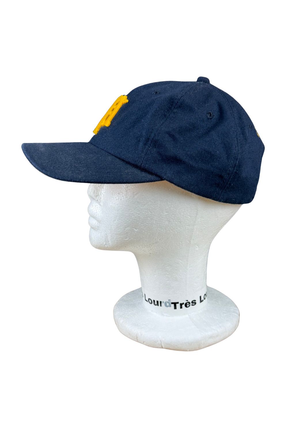 Polo Ralph Lauren 90s Polo RL Old English “P” Strapback - Navy / Yellow Size ONE SIZE - 5 Thumbnail