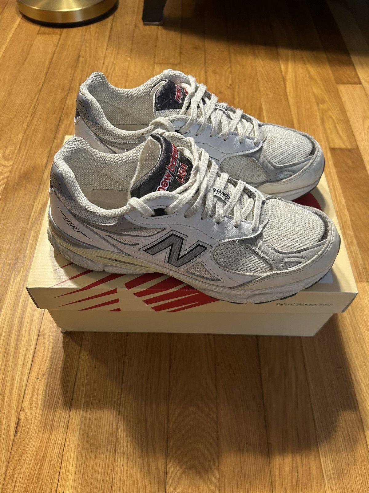 New Balance New Balance 990v3 MiUSA Teddy Santis Sea Salt Size US 9.5 / EU 42-43 - 2 Thumbnail