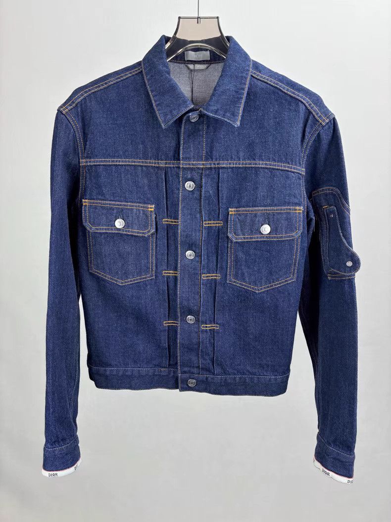 Dior DIOR Saddle Pocket Denim Jacket Size US S / EU 44-46 / 1 - 1 Thumbnail