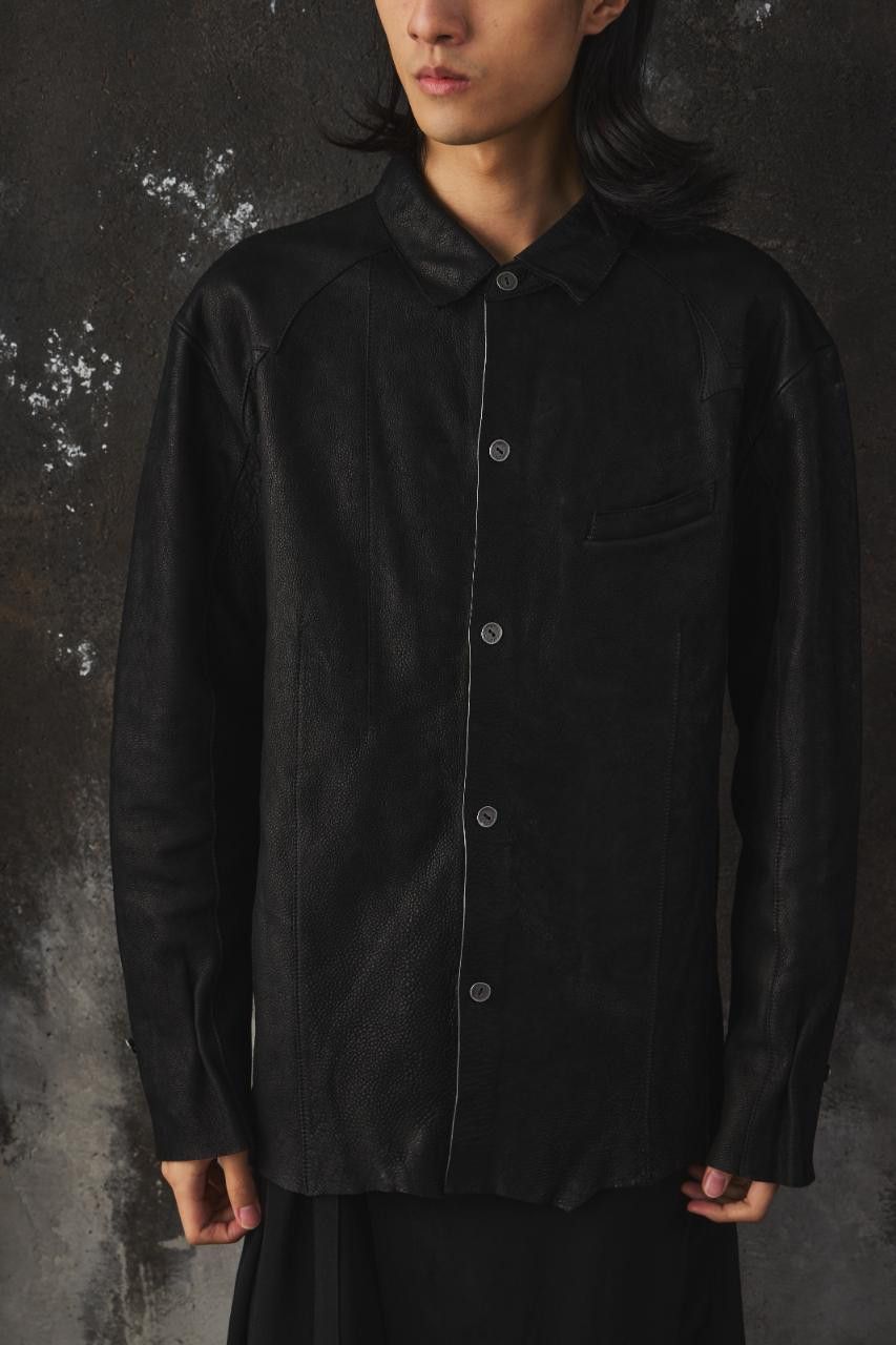 Professor.E Professor E. Forgotten Materials Leather Shirt Size US M / EU 48-50 / 2 - 1 Thumbnail